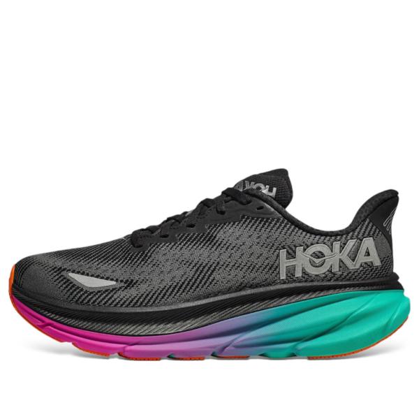 (WMNS) HOKA ONE ONE Clifton 9 GTX 'Black Electric Aqua' 1141490-FBCQ