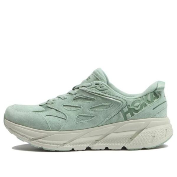HOKA ONE ONE Clifton L Suede 'Smoke Green' 1122571-SGCT