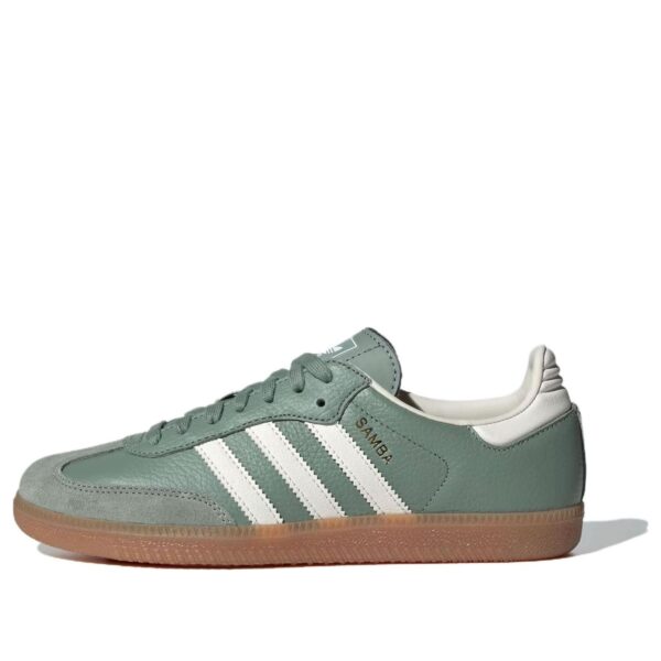 (WMNS) adidas Originals Samba OG Shoes 'Silver Green' IE7011