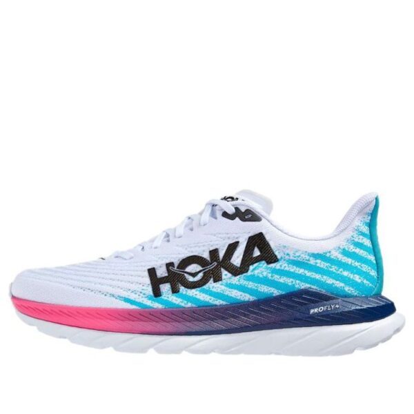 HOKA ONE ONE Mach 5 'White Scuba Blue' 1127893-WSBB
