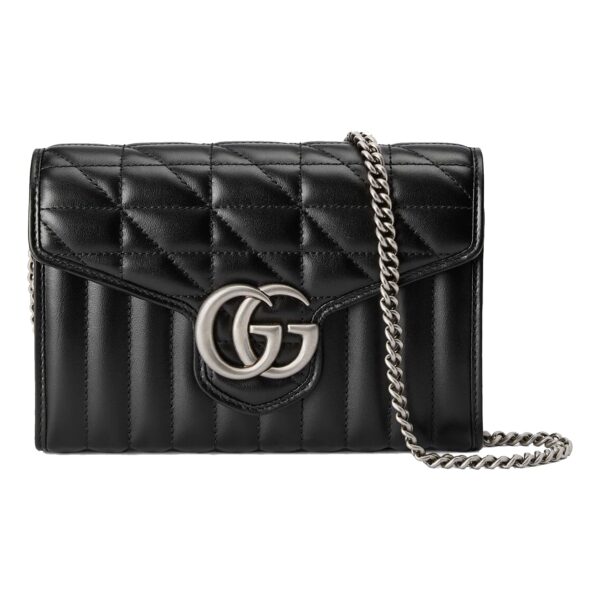 (WMNS) Gucci GG Marmont Mini Bag 'Black' 474575-DTD5N-1000