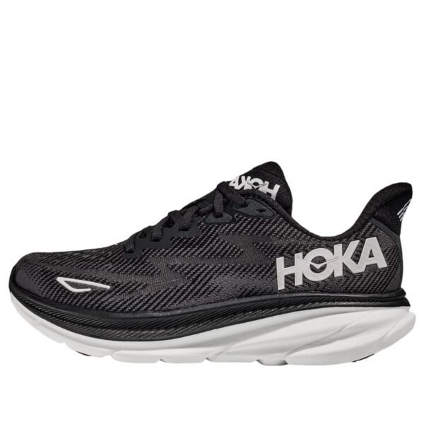 HOKA ONE ONE Clifton 9 2E Wide 'Black White' 1132210-BWHT