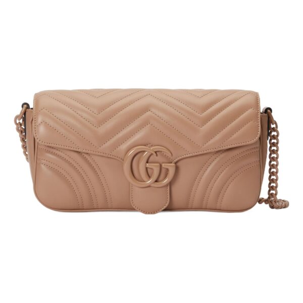 (WMNS) Gucci GG Marmont Matelasse Shoulder Bag 'Rose Pink' 734814-DAAAI-2747