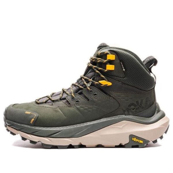 HOKA ONE ONE Kaha 2 High Gore Tex 'Duffel Bag Green Radiant Yellow' 1123155-DBRYL