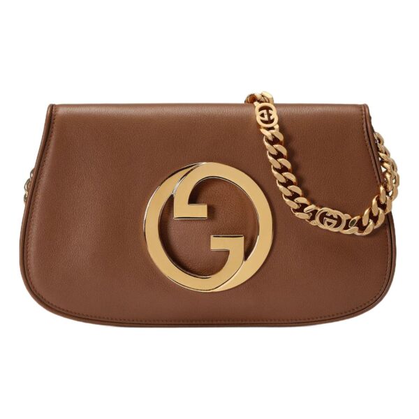 (WMNS) Gucci Blondie Shoulder Bag 'Brown' 699268-UXX0G-2535