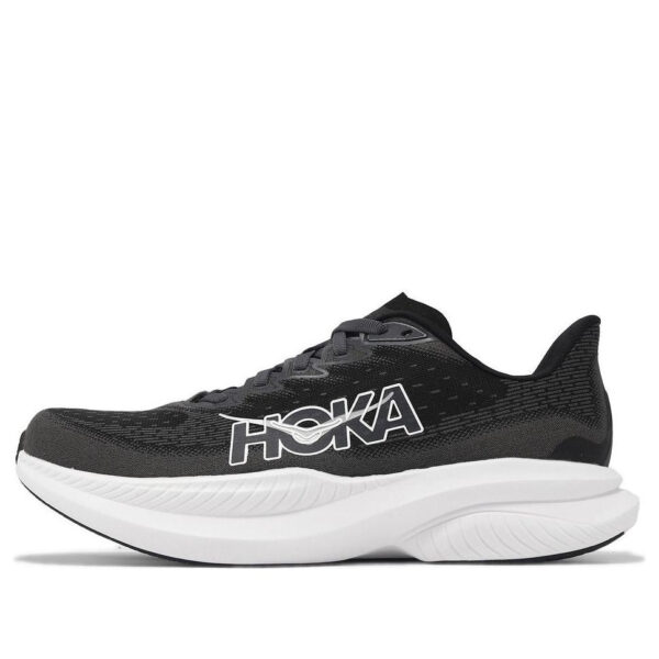 HOKA ONE ONE Mach 6 Wide 'Black White' 1147833-BWHT